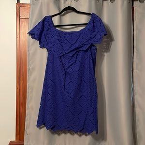 Kensie blue lace dress size large